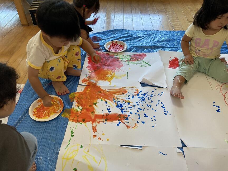 絵の具あそび（分園うめ）