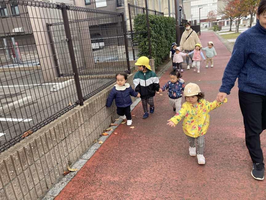 寒い日の散歩（分園）