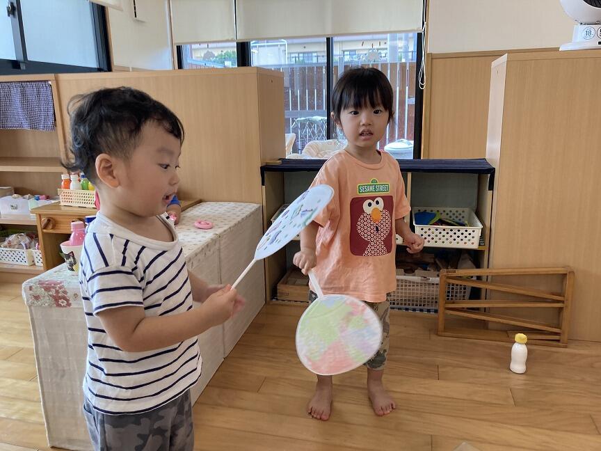 うちわ（分園うめ）