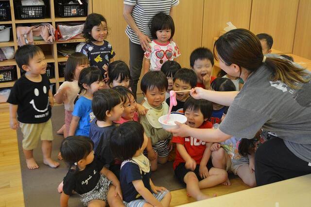 「触るときもちいいね」
