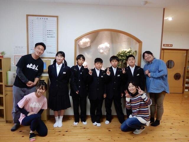 「中学生になりました」（本園　卒園児）