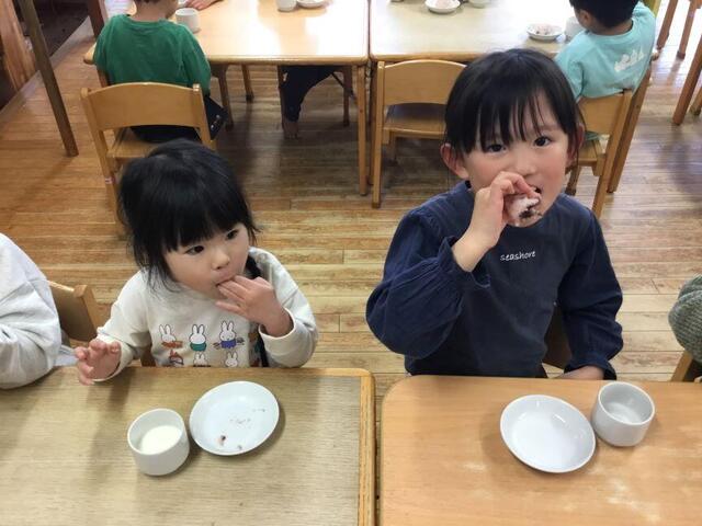 「おいしかった桜餅！」（本園　れんげ組）