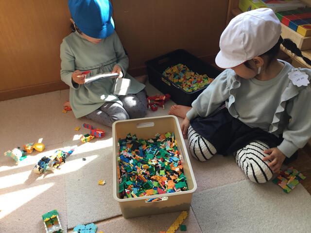 「ラQで海の世界を作ったよ」（本園　つくし組）