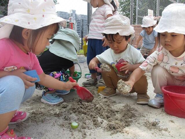 砂あそびをしました　（分園）