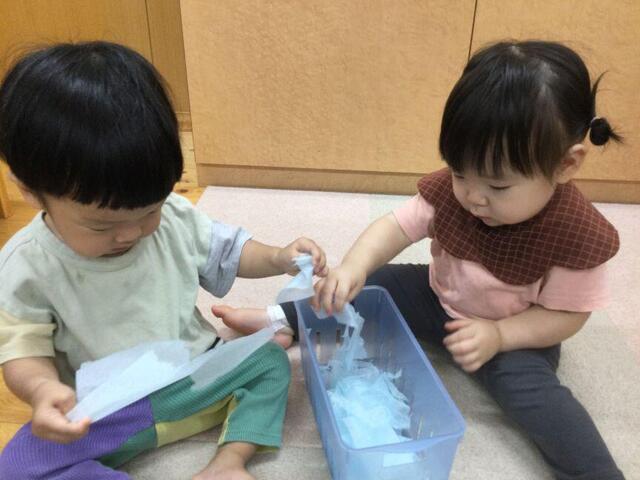 指先あそび（本園もも２組）