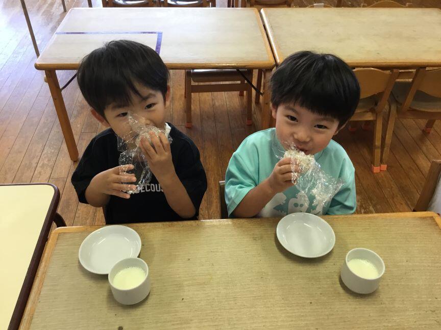 「クッキングでふりかけ作り」（本園　わらび組）