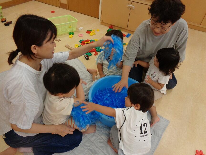 水あそびごっこをしたよ（分園）
