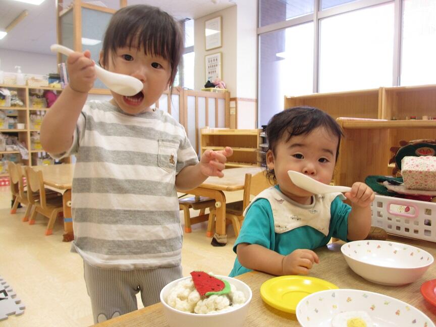 「友だちといただきます！」　（分園）