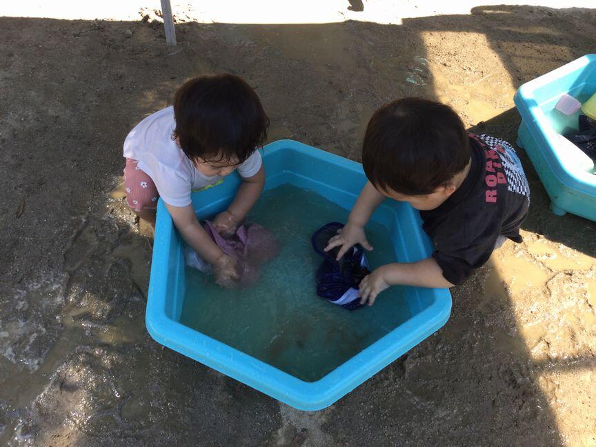 じゃぶじゃぶお洗濯(本園：うめ１)