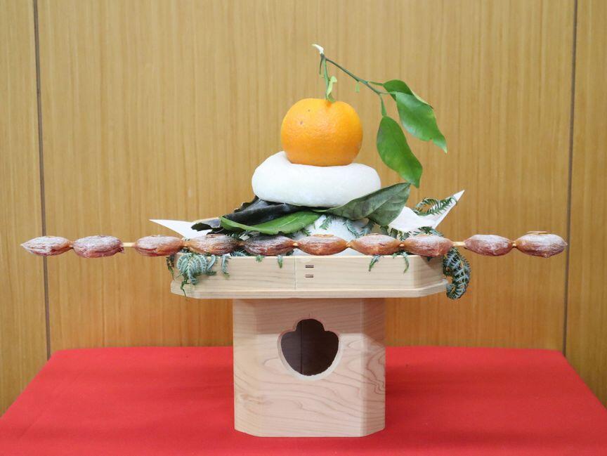 鏡餅を飾りました（本園）